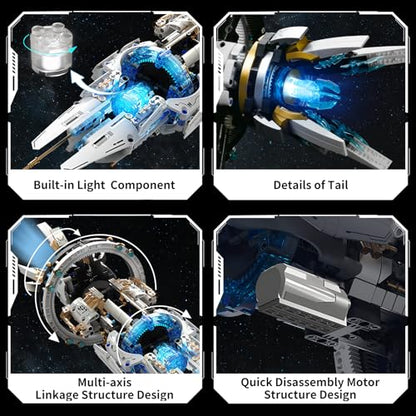 BNG Spaceship Building Set for Adults, Space Building Blocks - style: Spaceship Set