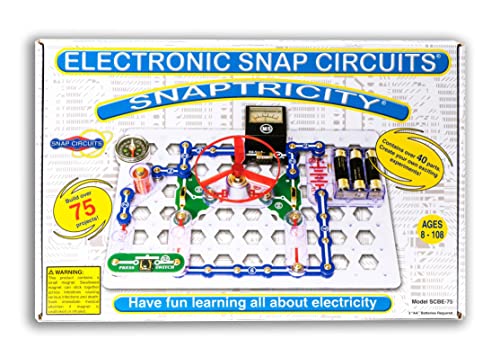 Snap Circuits Snaptricity, Electronics Exploration Kit (Stem Building), for Kids 8+