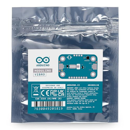 Arduino Modulino Vibro [ABX00130] - Silent Vibration Feedback Module | Plug-and-Play Qwiic Sensor | Easy prototyping with Arduino & MicroPython - style: Vibro