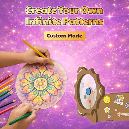 Butterfly EduFields 4-in-1 DIY Wooden Kaleidoscope Kit for Kids Ages 6-8-10 - style: 4in1 Kaleidoscopes kit