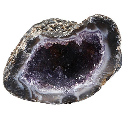 rockcloud Natural Raw Crystal Stone Agate Geode Quartz, 1-2.5"