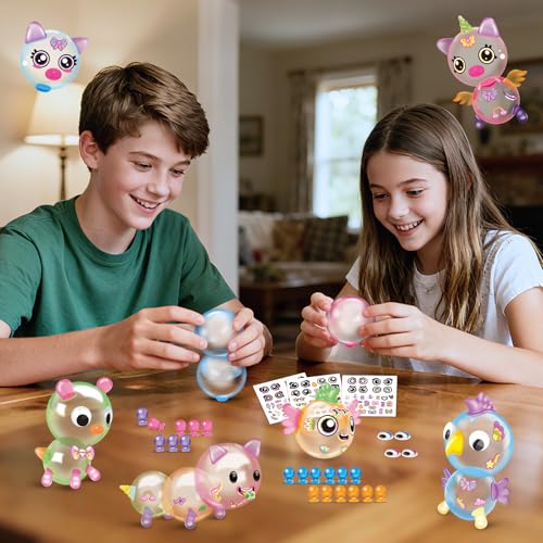 nicknack 162Pcs Magic Sticky Balloon Refill Kit DIY Crafts for Kids 3-12 - color: 162pcs Refill