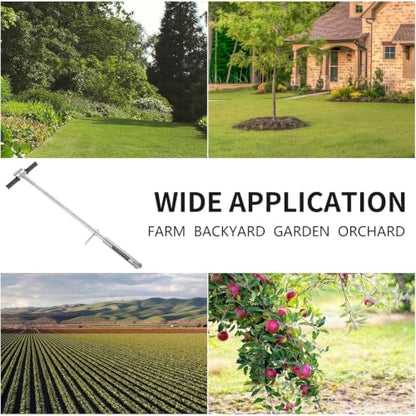 Soil Sample Probe, 40 Inch Soil Probe Rod, Ground Probe Rod, My Soil Test Kit, Stainless Steel Soil Sampler Tool for Soil Sampling, Gardening - size: 40 inch