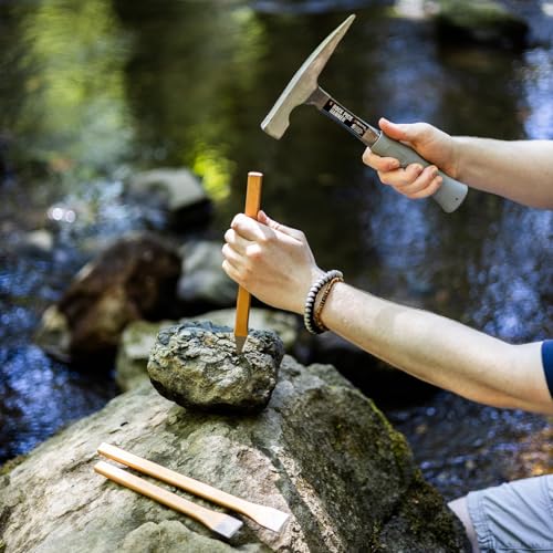 ASR Outdoor 38pc Deluxe Geology Rock Hounding Kit with Mining Tools and Carry Bag - size: 38pc