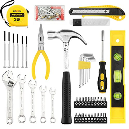 DOWELL Tool Set, 90 Piece Tool Kit with Wrench Set, Home Tools - size: 90PCS