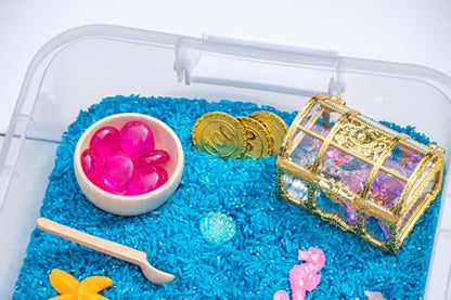 Mermaid Sensory Bin Kit for Kids - style: Mermaid Sensory Bin Kit