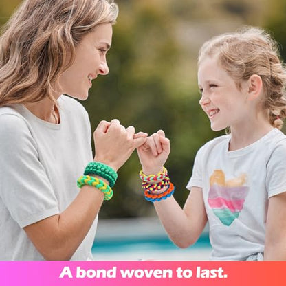 IQBOX Bracelet Making Kit Arts and Crafts for Kids Ages 8-12 - color: purple-bracelet making kit