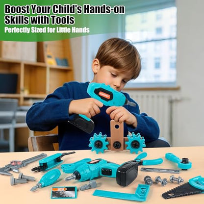 GAIETYDIY Kids Tool Set – Pretend Play Toddler Tool Set with Tool Box - size: Big