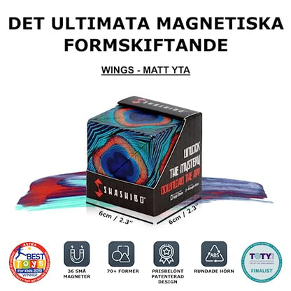 Shashibo DODECA Magnetic Puzzle Cube, Stress Relief Fidget Toy - color: Wings, size: DODECA