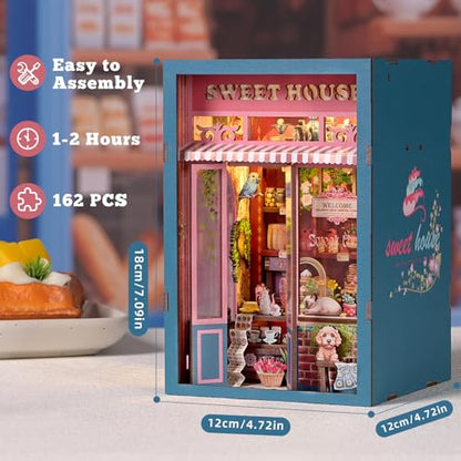 Book Nook Kit, Book Nook Kits for Adults DIY Booknook Model Build - color: Bake Shop