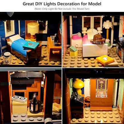 LED Light Kit Compatible with Lego 11370 Stranger Things: The Creel House - color: Standard Version