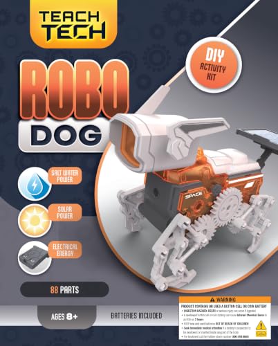 TEACH TECH DIY STEM Robotic Dog Building Toy, Ages 8+