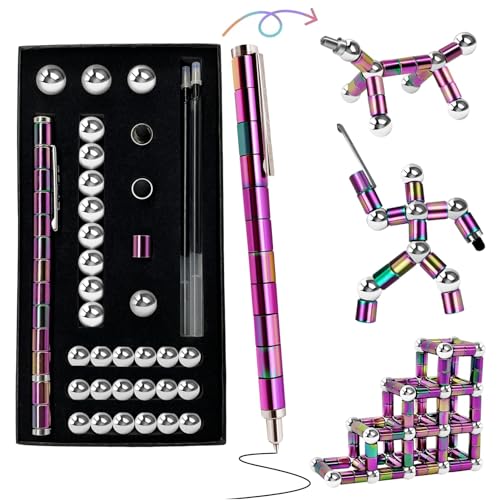 Fidget Gel Pen Gift for Teens, Creative Office Desk Accessory for Men and Women - color: Multicolored