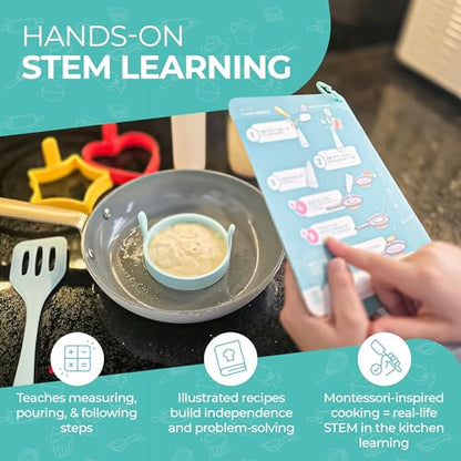 Tovla Jr. Kids Pancake Making Kit | Learn to Cook Breakfast | Ages 5-12 - style: Pancake Making Kit