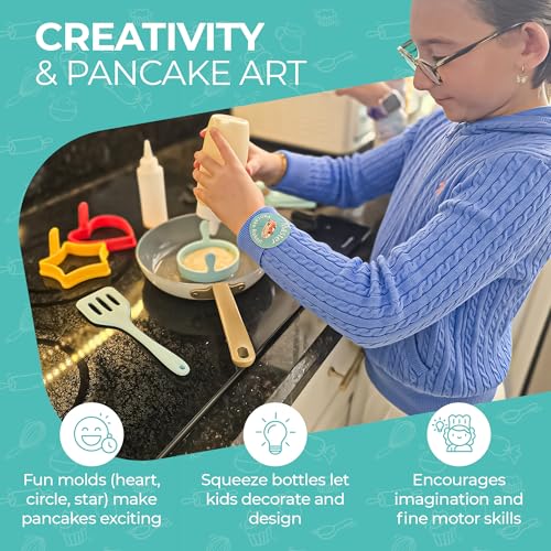 Tovla Jr. Kids Pancake Making Kit | Learn to Cook Breakfast | Ages 5-12 - style: Pancake Making Kit