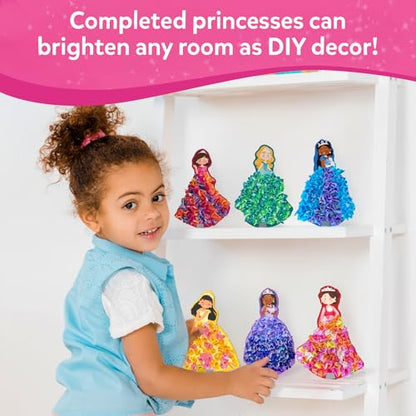 Skillmatics Poke-in Art – Magical Princesses, Wood Craft Kit, Gift for Kids - style: 1. Magical Princesses