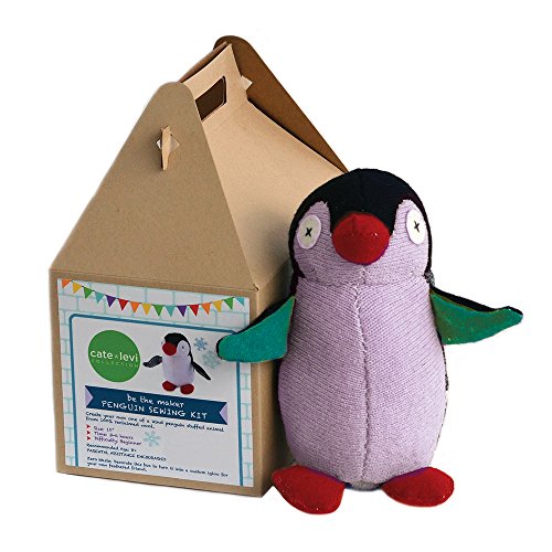Cate & Levi - Stuffed Animal Making Kit - Unique Child Gift - Machine Washable (Penguin) - style: Penguin