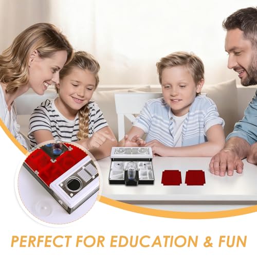 Ant Farm Nest - Educational Habitat - Black and White Acrylic Design with Built-in Water Tower and Clear Observation Area (L) - size: L