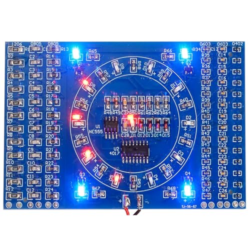 SMD SMT Soldering Practice Kit DIY Welding Practice Board with 150 Electronic Components for Electronics Beginners to Learn and Solder Skill Training (Pack of 1pcs)