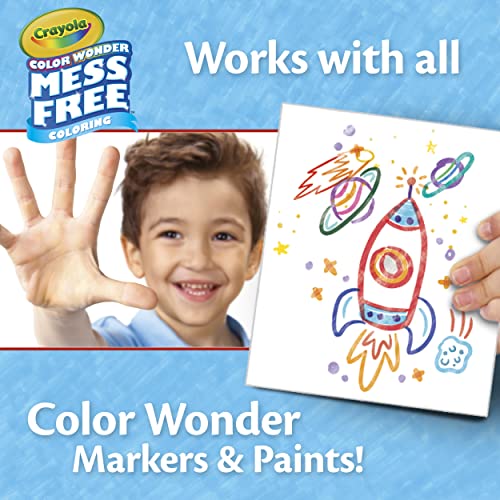 Crayola Color Wonder Mess Free Coloring Pages (50ct), Create Your Own Coloring Pages, Blank Color Wonder Refill, Toddler Toys & Gifts