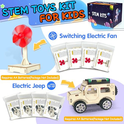 LINAYE 24 Packs STEM Kits for Kids, 6 in 1 Treasure Box Toys Gifts for Kids
