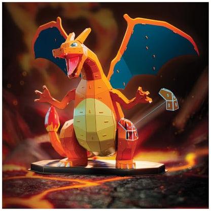 4D Build Pokémon Charizard 3D Puzzle Model Kit, Desk Décor, Shelf Display - style: Charizard 223 pcs