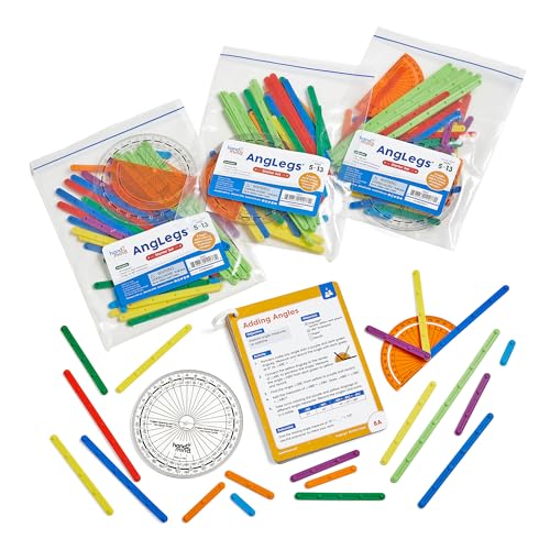 hand2mind AngLegs Classroom Set with 30 Protractors - style: Class Set