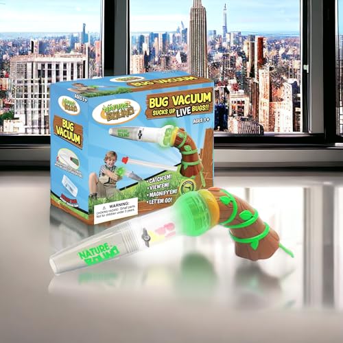 Nature Bound Bug Catcher Toy, Eco-Friendly Bug Vacuum, Catch and Release Indoor/Outdoor Play, Ages 3 to 12, Complete Kit for Kids (Upgraded Style) - style: Upgraded