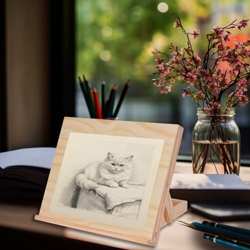 Easel for Painting Tabletop Easel 13 4/5 by 11 2/5 in - size: Easel
