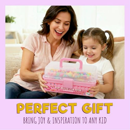Orian Jewelry Making Kit for Girls, 850+ Pop Beads, Bracelet & Necklace - size: 850+ Piece Set