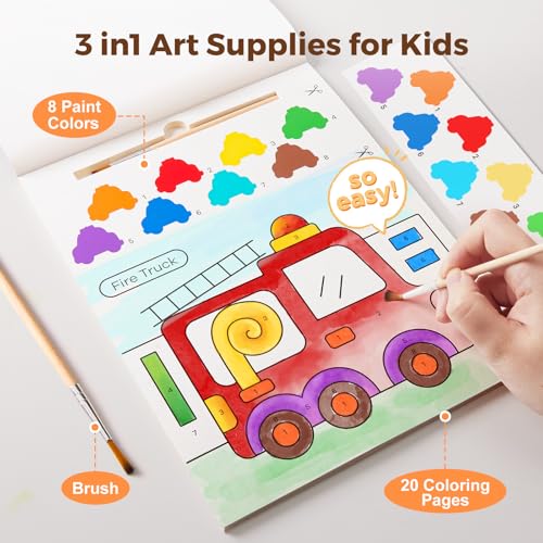 Jar Melo Paint with Water Books for Toddlers, Transportation - style: Transportation