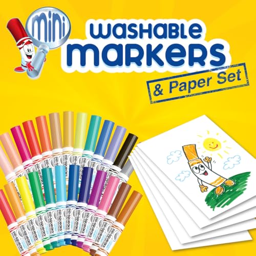 Crayola Pip-Squeaks Washable Markers 65ct, Coloring Art Supplies for Kids - style: Pip Squeak Markers