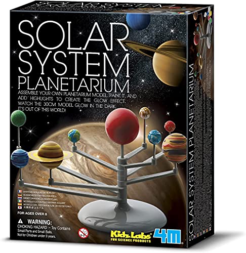 4M Solar System Planetarium - DIY Glow In The Dark Astronomy Planet Model Stem Toys Gift for Kids & Teens, Girls & Boys, Model:3427 - style: Solar System Planetarium