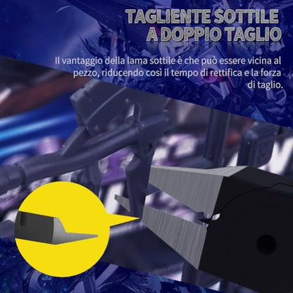 stedi 4.7-inch Model Nippers, Ultra-thin Double-edged, Non-slip Grip - style: Double-edged (Black_Most people's choice)