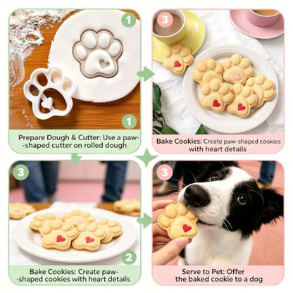 10Pcs Dog Lovers Polymer Clay Cutters - color: Dog