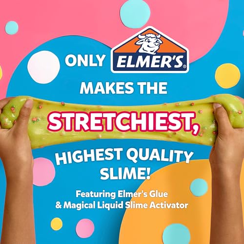Elmer's Fruity Fusion Slime Kit, Includes Elmer's Clear Glue, Magical Liquid Slime Activator, Clay Color Pigments, Scents, Mixing Bowl, Spoon, 20 Piece Kit - style: Fruity Fusion Kit- Amazon Exclusive