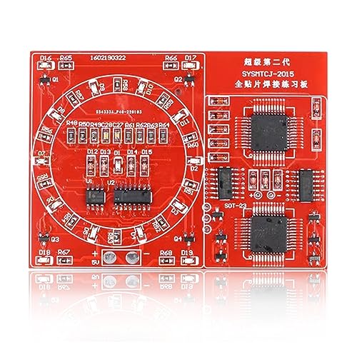 ISolderStore Soldering Practice Kit SMD SMT Kit DIY Electronic DIY Kits Soldering Project oldering Training Board - size: SMD B-1PCS