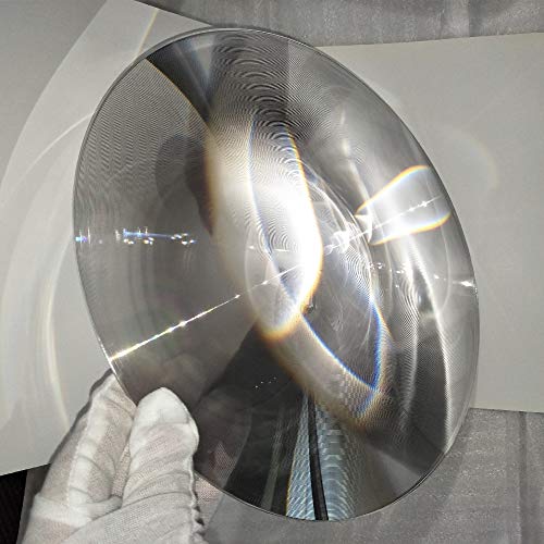 2-Pack Large Fresnel Lenses Φ300mm(11.81") Focal Length 260mm Acrylic Magnifier for Solar Heating,Solar Cooking,Visual Education. (Focal Length 260mm) - size: Focal length 260mm