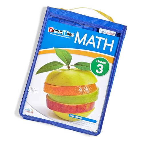 hand2mind VersaTiles Math Take Along Pack, Grade 3