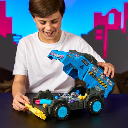 MRBEAST LAB Hybrids Mobile Battle Lab, MEGA-TECH Hybrid Figure, Toy Vehicle