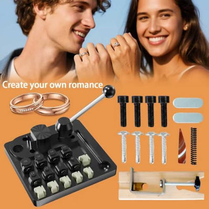 15PCS Spoon Ring Bender Tool Kit,Jewelry Ring Making Set for Soft Metals - size: 15pcs