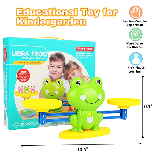 Montessori Toys for 3 Year Old: Frog Math Games Educational and Leaning Toy