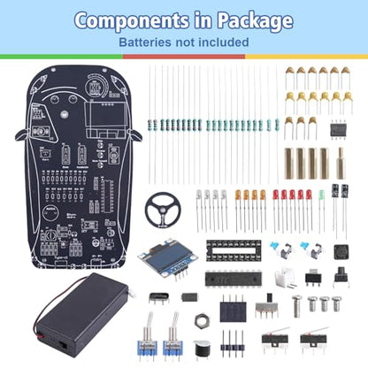 MIOYOOW Car Driving Simulator Soldering Practice Kit for Students and Teens