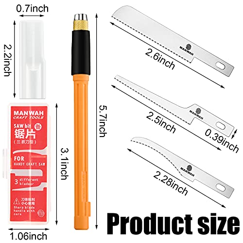 2 Sets Model Craft Hand Hobby Saw Kit for Miniatures Handcrafted DIY Models
