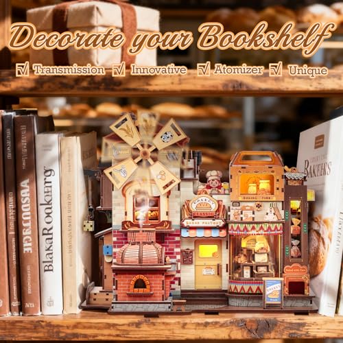 3D Wooden Puzzle for Adults, 576 Pcs Kinetic Mechanical Model Bread Factory