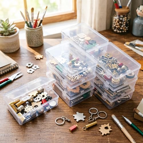 Rectangular Clear Plastic Storage Containers, 5x3.46x1.69in - size: 5 x 3.46 x 1.69 inch