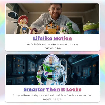 Robosen MINI Robot, Toy Story Series, 30th Anniversary Collector's Set, Smart Toy, Digital Drive Base with 4-Axis Controls, Buzz, Woody, Lotso, Rex, Jessie, Alien