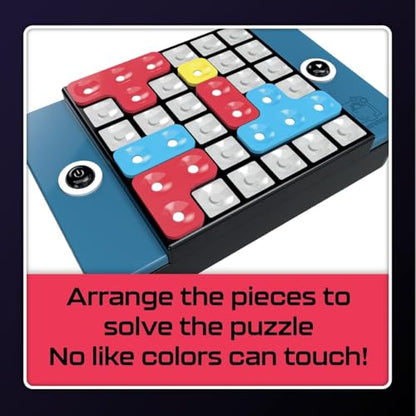 Brainwright - Puzzle Bright - Interactive Light-Up Brain Teaser with 300+ Challenges, Ages 8+, 1+ Players