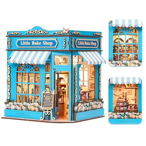 Book Nook Kit, Book Nook Kits for Adults DIY Booknook Model Build - color: Little Bake Shop