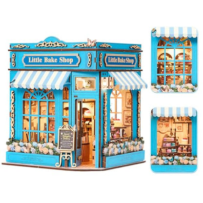Book Nook Kit, Book Nook Kits for Adults DIY Booknook Model Build - color: Little Bake Shop